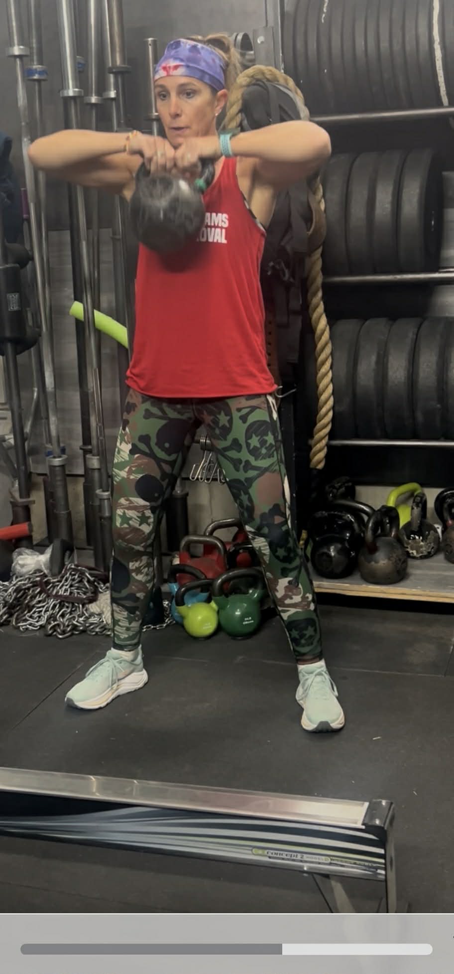 Personal training session