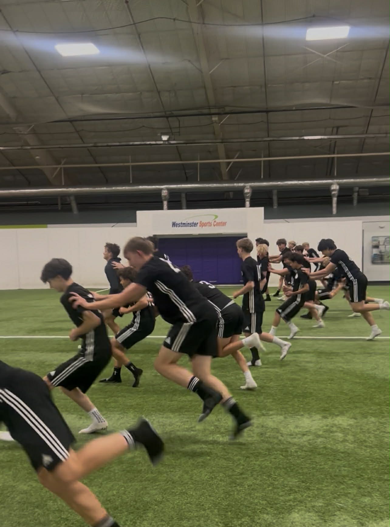Indoor group sprint training