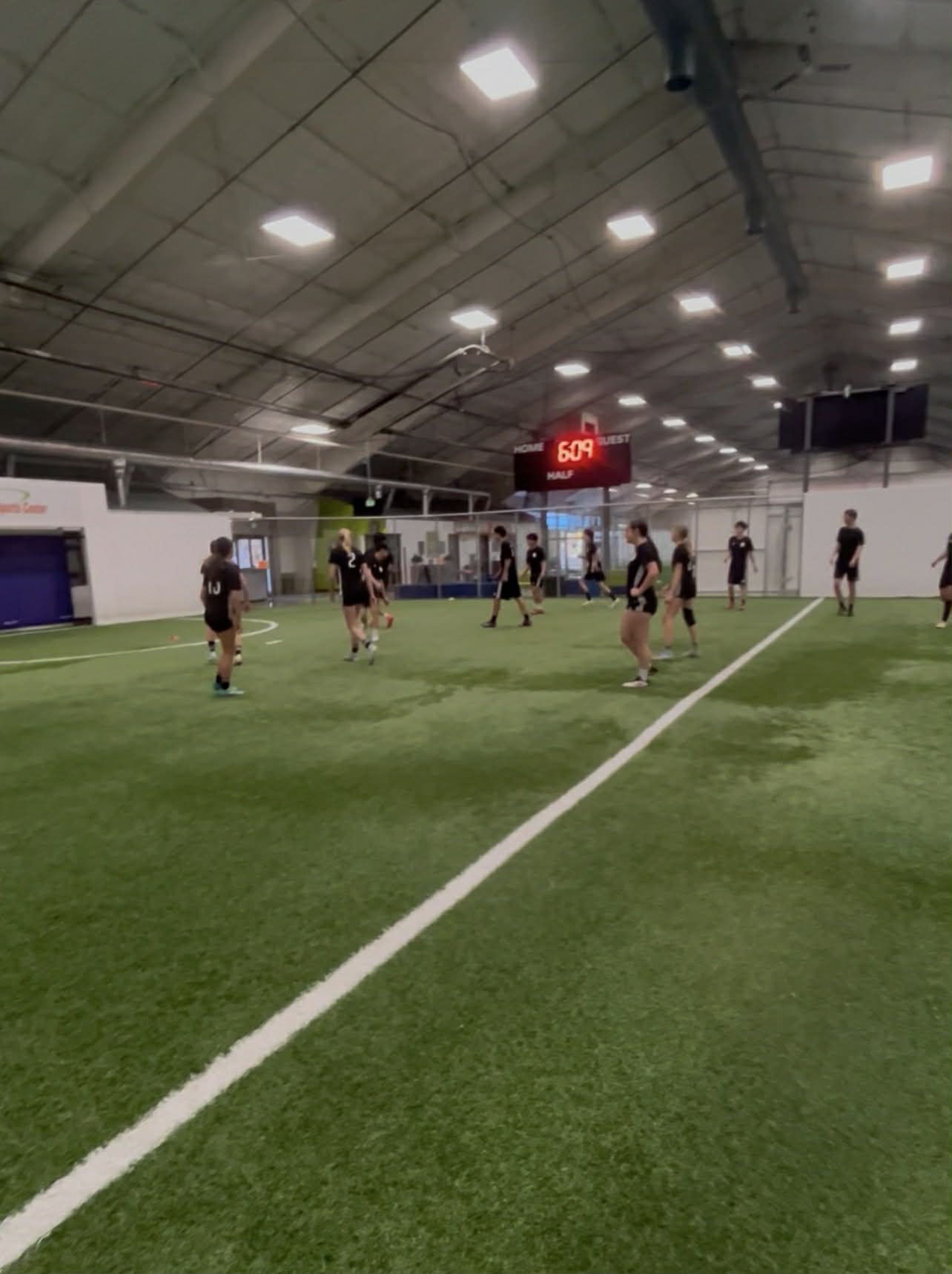 Indoor training session