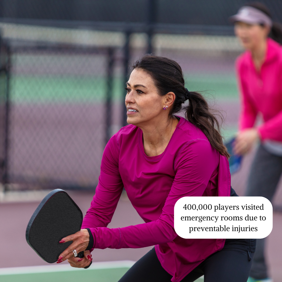 400,000 players visited emergency rooms due to preventable pickleball injuries